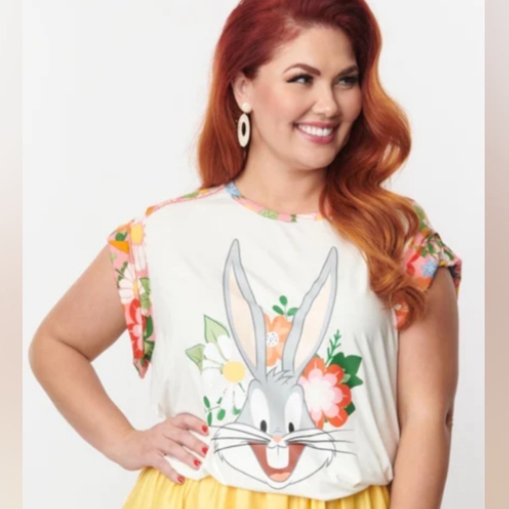 Unique vintage looney tunes bugs bunny Tshirt size 2x